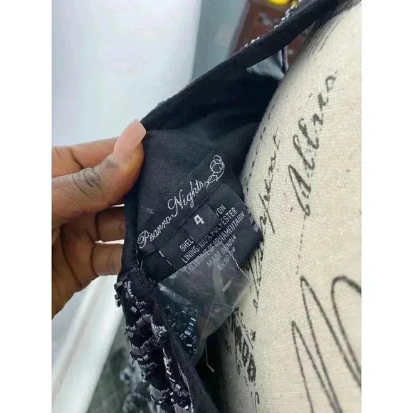 Pisarro Nights Embroidered Black dress - Picture 5 of 6